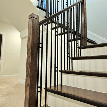 Project #109 | U-Shaped Stairs in Countryside Retreat