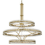 Crystorama - Clover 24 Light Chandelier - Each solid glass ball screws onto the frame to give it a subtle pop of glam