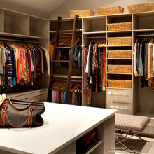 Master Br Closets With Ladders