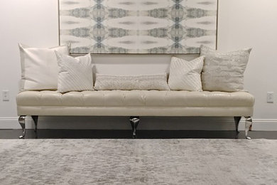 Inspiration for a contemporary living room remodel in New York