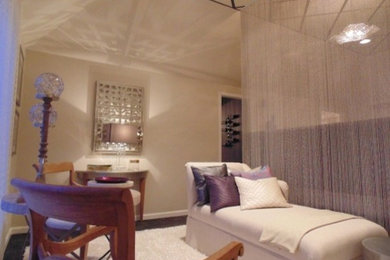 Bedroom - contemporary bedroom idea in Indianapolis