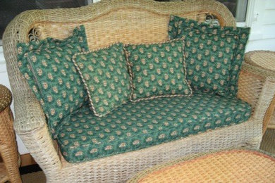 Porch furniture cushions