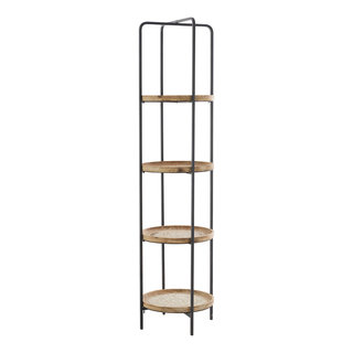 Industrial Pipe Shelving Farmhouse Bathroom Shelves with Towel Bar Towel Rack Over Rustic Wall Wood Shelves 19.7 in.