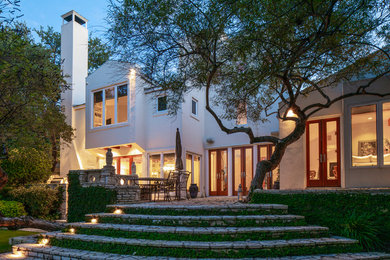 Eclectic home design photo in Austin
