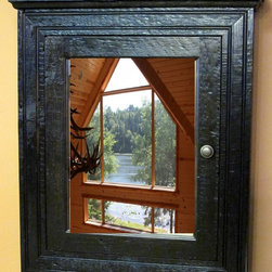 Reclaimed Barn Wood Bathroom - Bathroom Cabinets