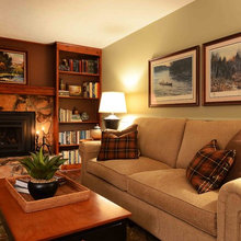 Family room fireplace