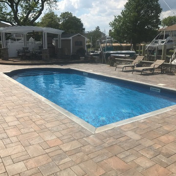Backyard Pool Hardscape