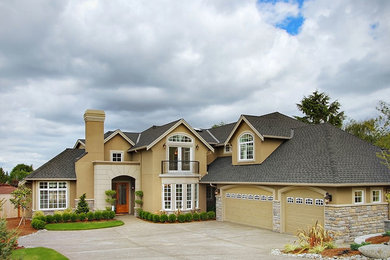 Inspiration for a contemporary home design remodel in Seattle