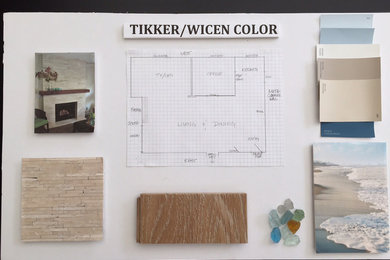 Wicen/Tikker Condo Interior remodel inspiration board