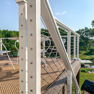 Cable Rail Lake Deck