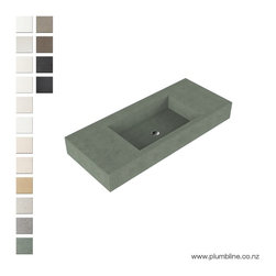Pastille 1200 Single Stone Vanity Top By Plumbline - Bathroom Basins