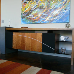 Custom stereo console - Media Cabinets