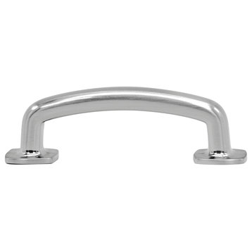 Industrial Style 3-Inch Center To Center Brushed Nickel Cabinet Pull / Handle