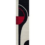 Momeni - Delhi Hand-Tufted Rug, Black, 2'3"x8' Runner - Delhi is exquisitely hand tufted and hand carved by master craftsmen. Made in India of 100% wool, the simplicity, elegance, and beauty of this fine collection is truly unique.