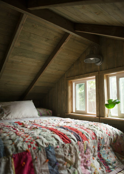 Tropical Bedroom by Ashley Camper Photography
