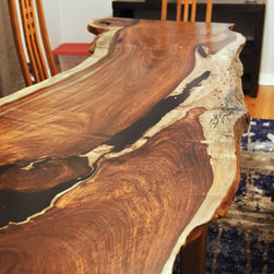Rosewood Single Slab Table - Dining Tables