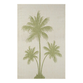 Pineapple Escape Indoor/Outdoor Accent Rug, 1'10