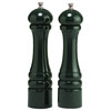 Chef Specialties Pro Series Pepper and Salt Mill Set, Green, 10"