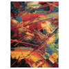 Altered States Area Rug, Rectangle, Multi Color, 4'x6'