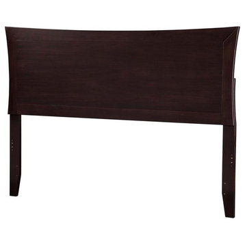 AFI Metro King Wood Headboard with USB Charging Station in Espresso