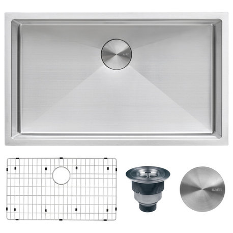 Ruvati RVH7400 Undermount Stainless Steel 32" Kitchen Sink Single Bowl