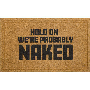 Mohawk Home Hold On Naked Natural 1' 6" x 2' 6" Door Mat