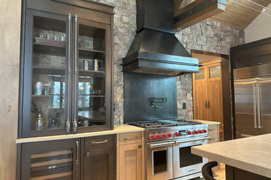 Mountain style kitchen photo in Boise