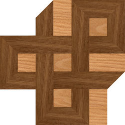 Oshkosh Designs Celtic Knot Inlay Corner - Hardwood Flooring