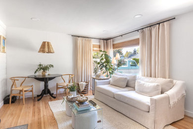 Living room - transitional living room idea in Seattle