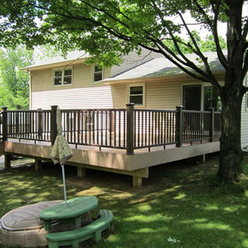 Backyard deck in Ardmore, PA