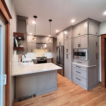 Sears Catalog Home Kitchen Renovation | Modern Craftsman Design