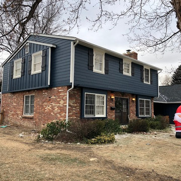 James Hardie siding replacement. Gale Force paint