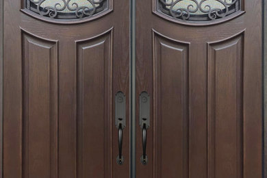 Exterior Front Entry Composite Double Door - AR03-Combo