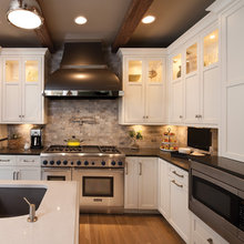 white/antique white cabinets