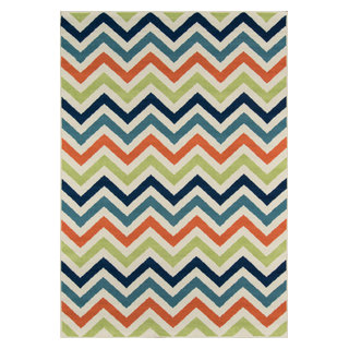 Baja Indoor/Outdoor Rug, Multi, 7'10