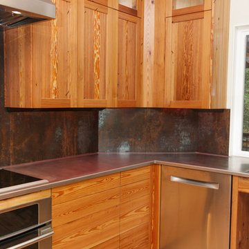 Heart Pine Kitchen
