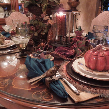 Thanksgiving table setting