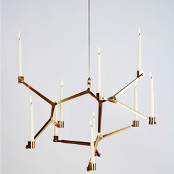 Roll & Hill - Roll & Hill Agnes Hanging Candelabra - 10 Candles - Candleholders