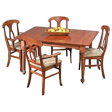 Dining Room Table Set Autumn Stain Hardwood Birch Table 56 Inch x 38 Inch