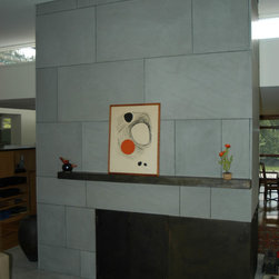 Slate Fireplace Surround - Indoor Fireplaces