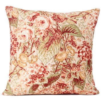 Ralph Lauren floral pillow cover, wild rose pillow cover, throw pillow cover, 24