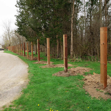 Commercial Wood Fence Posts
