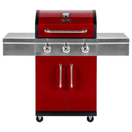 Dyna-Glo 3 Burner Red LP Gas Grill