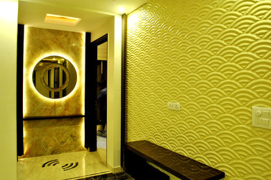 Living room - contemporary living room idea in Delhi