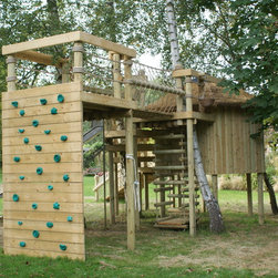 Magical treehouse on 5 levels - Garden Playhouses