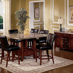 Steve Silver - Montibello Pub Height Dining Set - Dining Sets