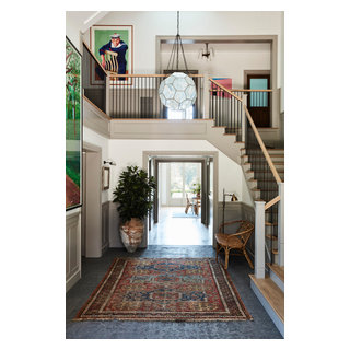 Foyer - Rustic - Entry - Los Angeles - by Tim Barber Architects