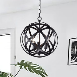 3-Light Chandelier, Flush Mount & Pendant - Pendant Lighting