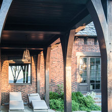 red brick porch