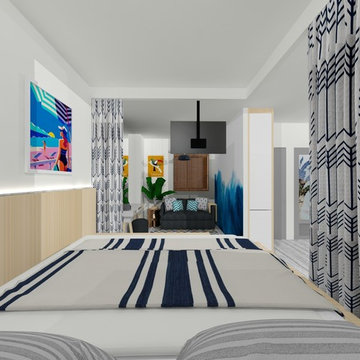 Small "Beach Concept" Apartment in South Jakarta